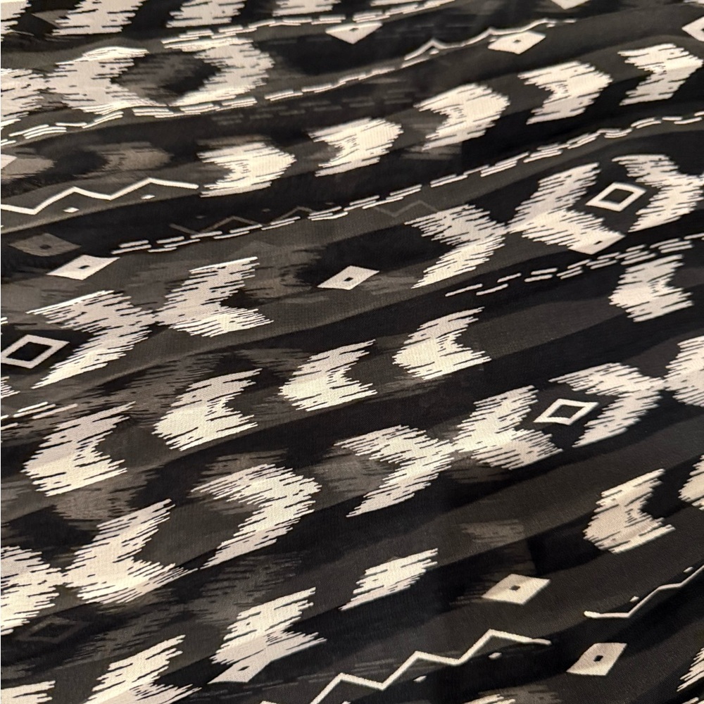 Black and White Patterned Fabric